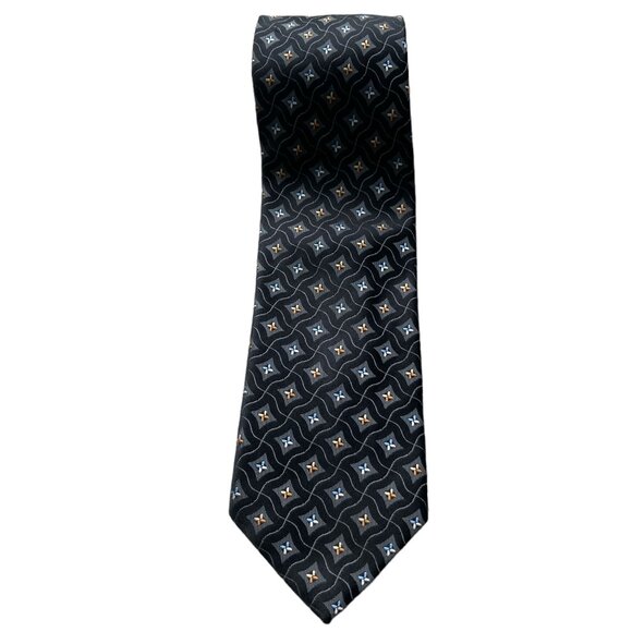 NORDSTROM XMI Men's Neck Tie 100% Silk Hand Sewn in USA Hypocycloid Mixed Color - Picture 1 of 5